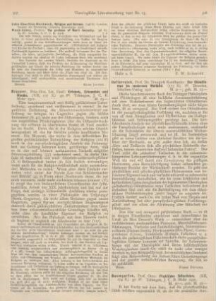 308 [Rezension] Oesterreich, Traugott Konstantin, Der Okkultismus im modernen Weltbild