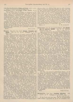 308 [Rezension] Oesterreich, Traugott Konstantin, Der Okkultismus im modernen Weltbild