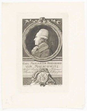 Bildnis des Carl Maximilian Ferdinand von Mauschwitz