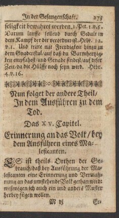 Nun folget der andere Theil/ In dem Ausführen zu dem Tod.