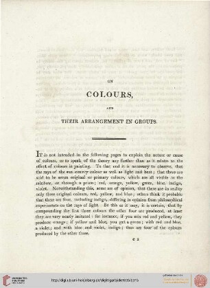 On colours