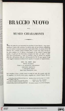 Braccio Nuovo del Museo Chiaramonti