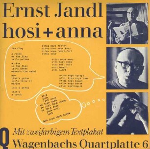 Hosi+ Anna. Ernst Jandl liest Sprechgedichte