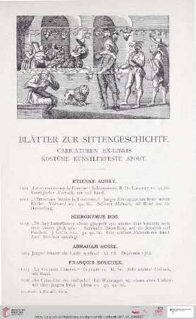 Blätter zur Sittengeschichte (Nr. 1001 - 1256)