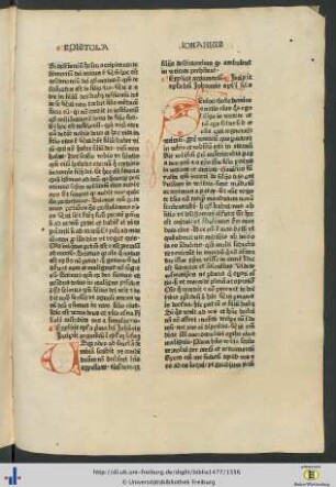 Epistola beati Johannis apostoli secunda