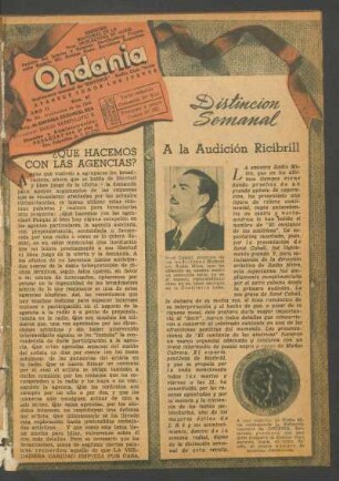 Distinción semanal : A la audición: Ricibrill
