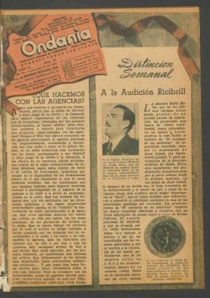 Distinción semanal : A la audición: Ricibrill