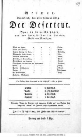 Der Deserteur