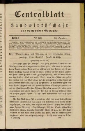 1835. No. 30. 23. October