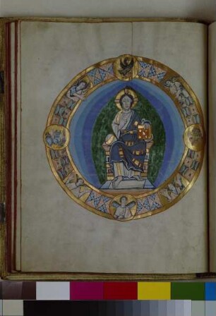 Guntbald-Evangeliar — Maiestas Domini, Folio fol. 21v