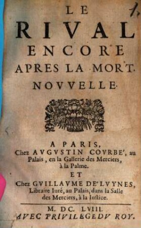 Le Rival encore apres la mort : nouvelle