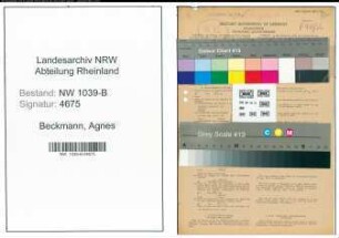 Entnazifizierung Agnes Beckmann , geb. 31.05.1891 (Lehrerin)