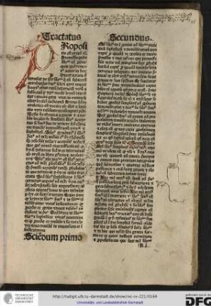 Propositio est oratio etc. Premissis partibus silogismi tam propinquis quam remotus autor in hoc quarto tractatu determinat de ipso silogismo qui est subiectum attributionis huius scientie...