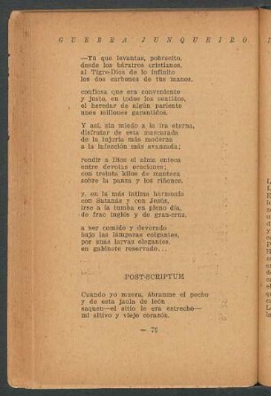 Post-Scriptum