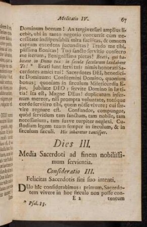 67-79, Consideratio III