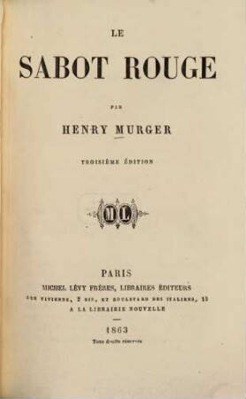 Oeuvres complètes de Henry Murger. 13