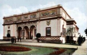 Italienisches Staatsgebäude [Weltausstellung für Buchgewerbe und Graphik, Leipzig 1914 : Offizielle Ansichtskarte80a]