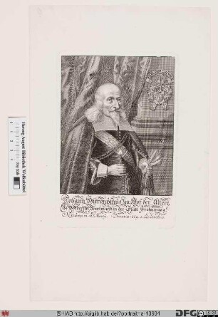 Bildnis Johann Hieronymus Imhof (I)