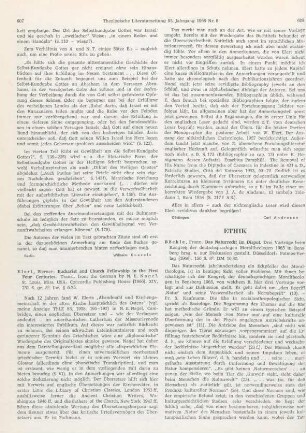 608-609 [Rezension] Böckle, Franz, Das Naturrecht im Disput