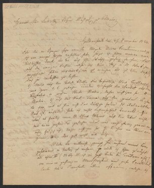 Brief an B. Schott's Söhne : 07.12.1824