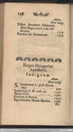 Reges Hungariae