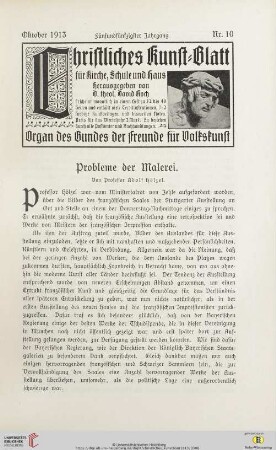 Nr. 10 (Oktober 1913)