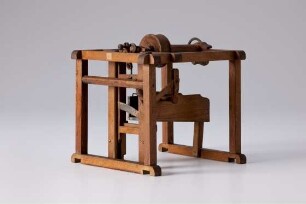 Modell einer Futterschneidmaschine, um 1800