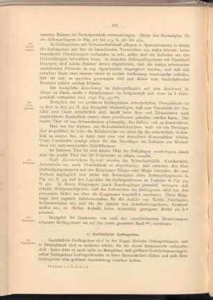 e) Gerichtliche Gefängnisse.
