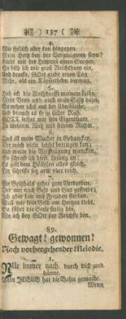 89. Gewagt! gewonnen!