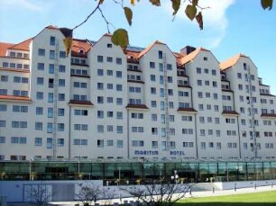 Dresden: Städtischer Speicher Packhofstraße, heute Hotel Maritim
