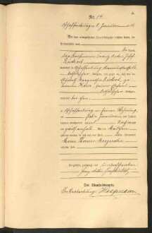 Standesamtsbuch der Stadt Aschaffenburg: Geburten 365/1900 - 184/1901