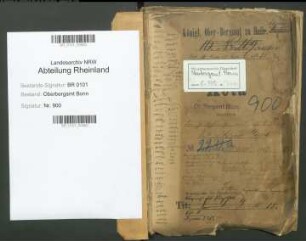 Laute, Wilmar Albert geb. 13.04.1859; Bergrat; ausgeschieden 1905; Prüfungs- u. Personalakten Band 2