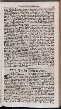 XXIII. Von der Busse und Beichte.