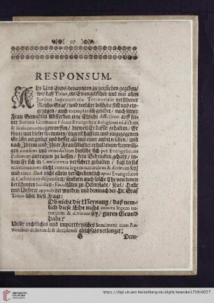 Responsum