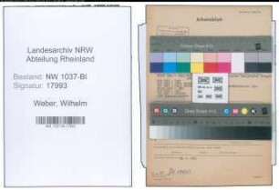 Entnazifizierung Wilhelm Weber , geb. 26.06.1897 (Arbeiter)