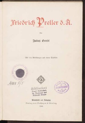 Friedrich Preller d. Ä.