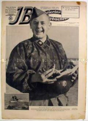 Wochenzeitschrift der NSDAP "Illustrierter Beobachter" überwiegend zum Krieg an der Ostfront