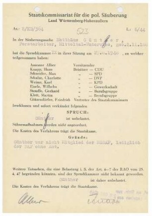 Günther, Matthäus