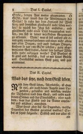 8-13, Das II. Capitel