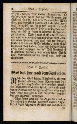 8-13, Das II. Capitel