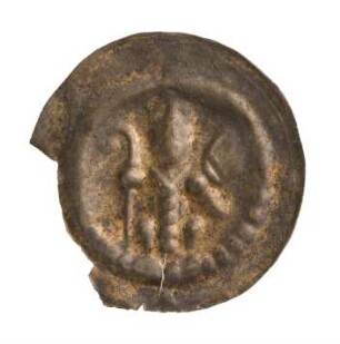 Münze, Brakteat, um 1300