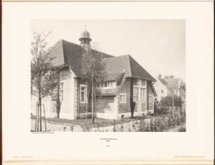 Irrenhaus, Berlin-Buch: Detail Infektionsgebäude (aus: Neubauten der Stadt Berlin, Bd. VII, 1908)
