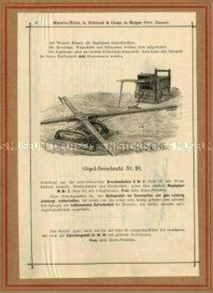 Göpel-Dreschsatz Nr. 10