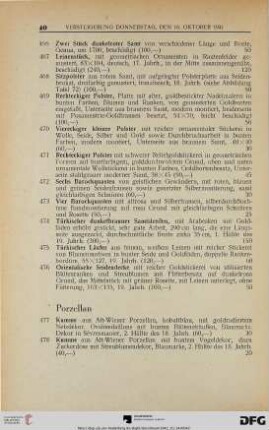 Porzellan (Nr. 477-533)