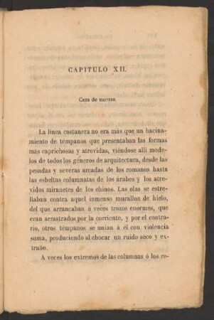 Capítulo XII. - Caza de morsas.
