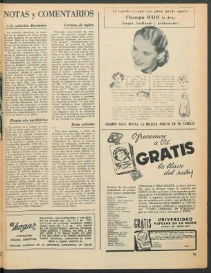 Notas y comentarios