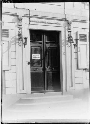 Karlsruhe Hofbauamt Eingangstür