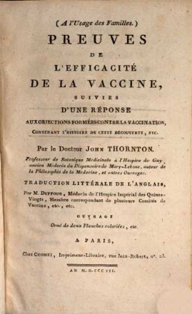 Preuves de l'efficacité de la vaccine