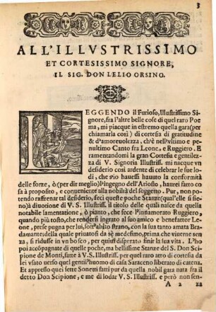 Il pianto di Ruggiero di Thomaso Costo
