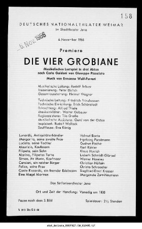 Die vier Grobiane